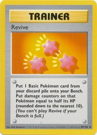 Revive (89/102) [Base Set Shadowless Unlimited] | Exor Games Summserside