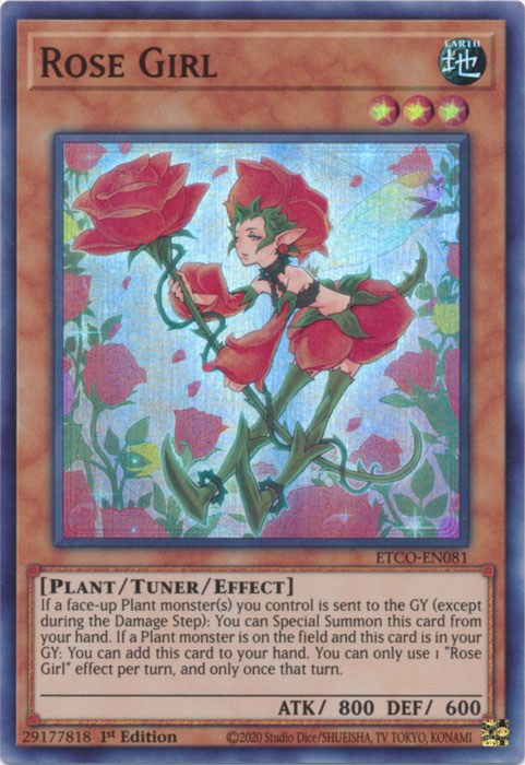 Rose Girl [ETCO-EN081] Super Rare | Exor Games Summserside