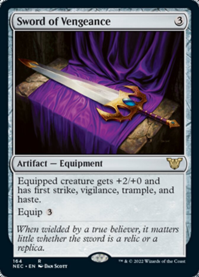 Sword of Vengeance [Kamigawa: Neon Dynasty Commander] | Exor Games Summserside