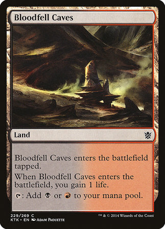 Bloodfell Caves [Khans of Tarkir] | Exor Games Summserside