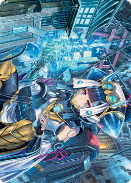 Covert Technician Art Card [Kamigawa: Neon Dynasty Art Series] | Exor Games Summserside