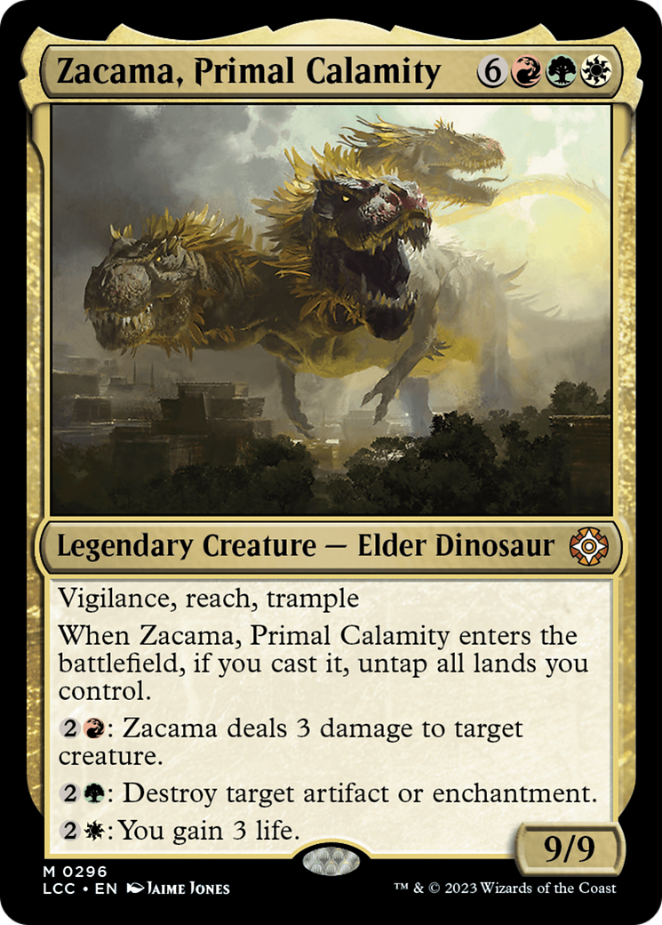 Zacama, Primal Calamity [The Lost Caverns of Ixalan Commander] | Exor Games Summserside