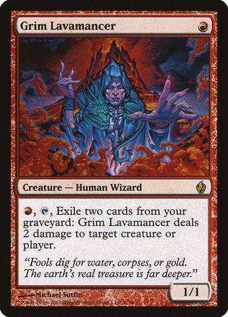 Grim Lavamancer [Premium Deck Series: Fire and Lightning] | Exor Games Summserside