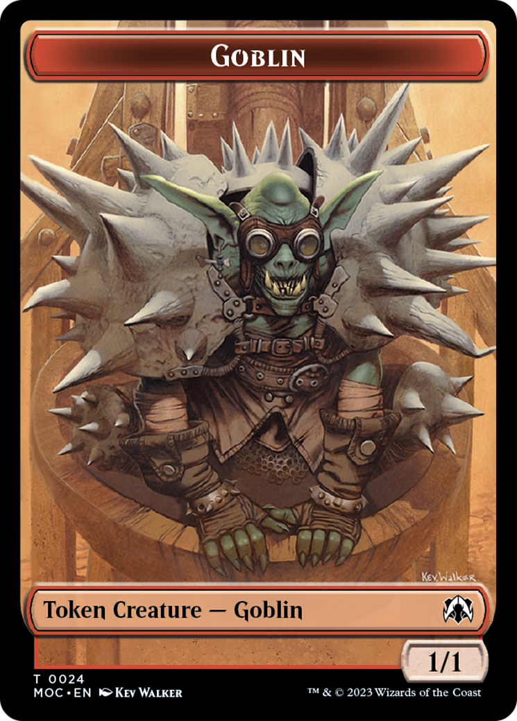 Goblin // Eldrazi Double-Sided Token [March of the Machine Commander Tokens] | Exor Games Summserside