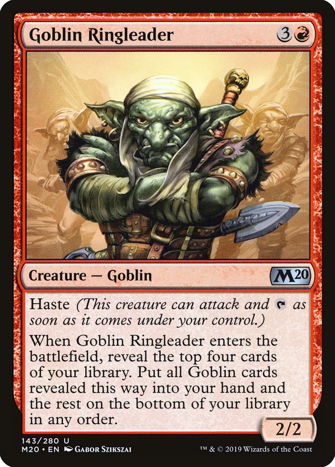 Goblin Ringleader [Core Set 2020] | Exor Games Summserside