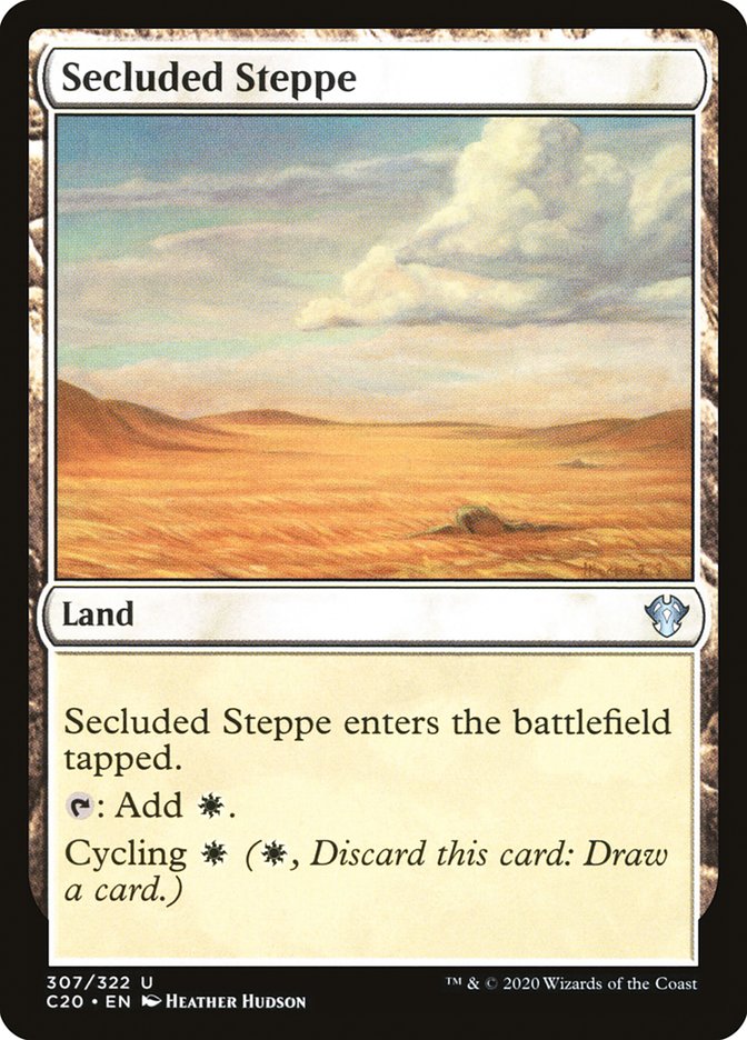 Secluded Steppe [Commander 2020] | Exor Games Summserside