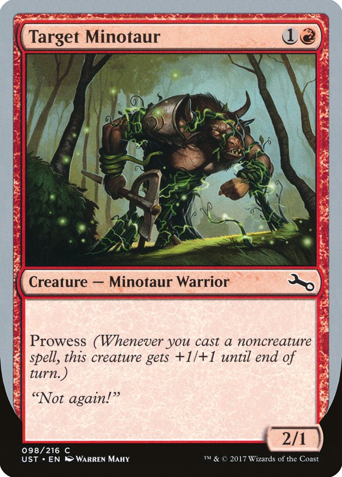 Target Minotaur (Vine Art) [Unstable] | Exor Games Summserside