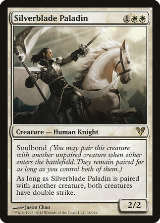 Silverblade Paladin [Avacyn Restored] | Exor Games Summserside