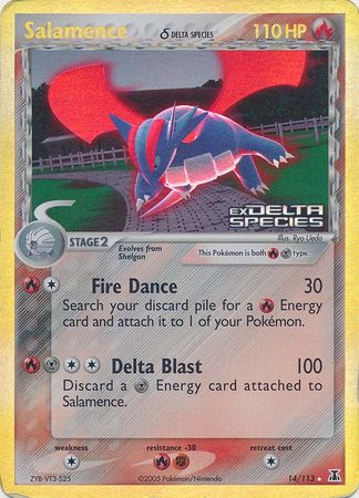 Salamence (14/113) (Delta Species) (Stamped) [EX: Delta Species] | Exor Games Summserside