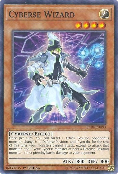 Cyberse Wizard [SP18-EN003] Common | Exor Games Summserside