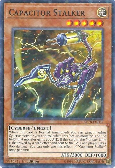 Capacitor Stalker (Starfoil) [SP18-EN007] Starfoil Rare | Exor Games Summserside