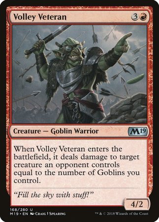 Volley Veteran [Core Set 2019] | Exor Games Summserside