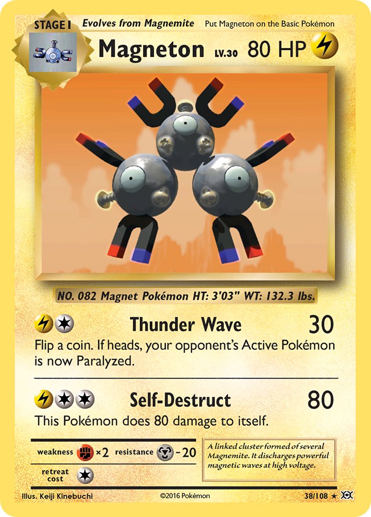 Magneton (38/108) (Theme Deck Exclusive) [XY: Evolutions] | Exor Games Summserside