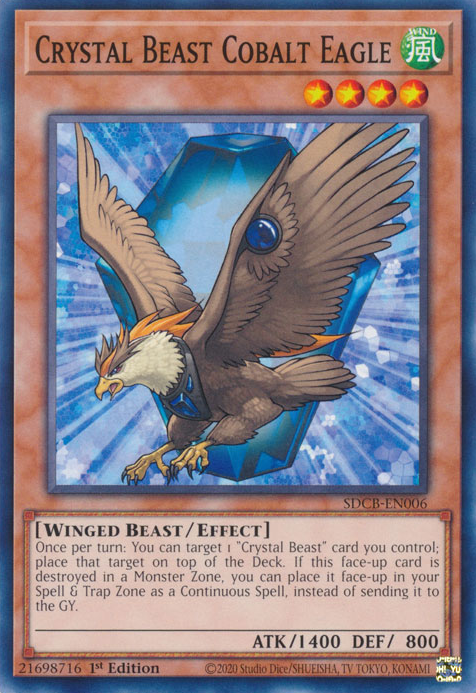 Crystal Beast Cobalt Eagle [SDCB-EN006] Common | Exor Games Summserside