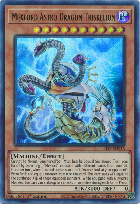 Meklord Astro Dragon Triskelion [LED7-EN016] Ultra Rare | Exor Games Summserside