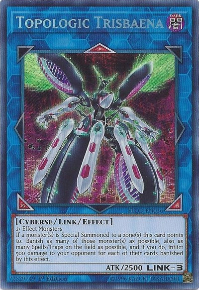 Topologic Trisbaena [FLOD-EN036] Secret Rare | Exor Games Summserside