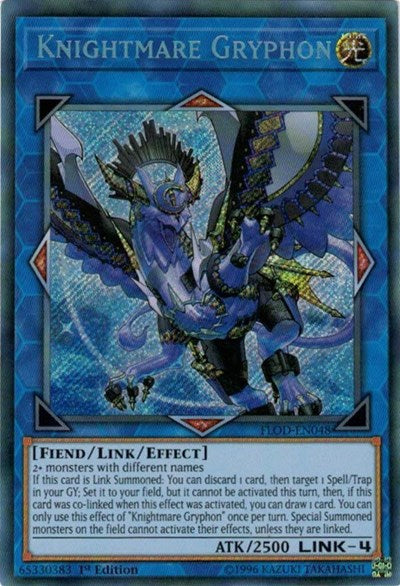 Knightmare Gryphon [FLOD-EN048] Secret Rare | Exor Games Summserside