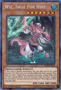 Wiz, Sage Fur Hire [DASA-EN022] Secret Rare | Exor Games Summserside