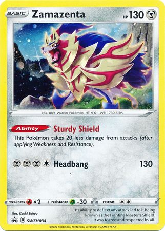 Zamazenta (SWSH034) [Sword & Shield: Black Star Promos] | Exor Games Summserside