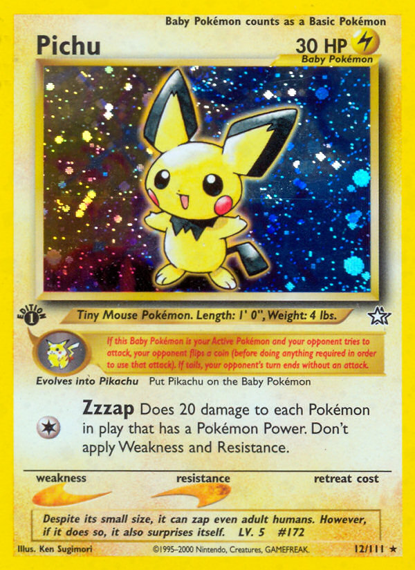 Pichu (12/111) [Neo Genesis 1st Edition] | Exor Games Summserside