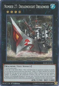 Number 27: Dreadnought Dreadnoid [BLRR-EN030] Secret Rare | Exor Games Summserside