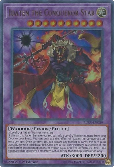 Idaten the Conqueror Star [BLRR-EN039] Ultra Rare | Exor Games Summserside