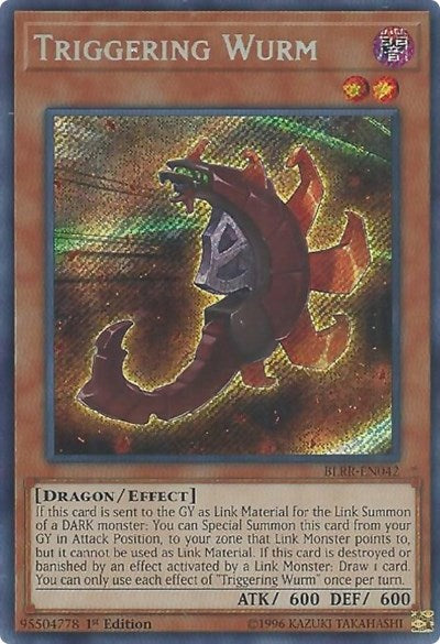 Triggering Wurm [BLRR-EN042] Secret Rare | Exor Games Summserside