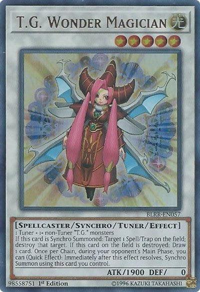 T.G. Wonder Magician [BLRR-EN057] Ultra Rare | Exor Games Summserside