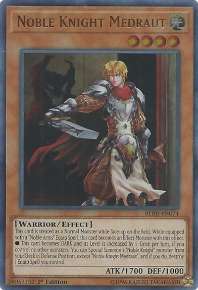 Noble Knight Medraut [BLRR-EN071] Ultra Rare | Exor Games Summserside