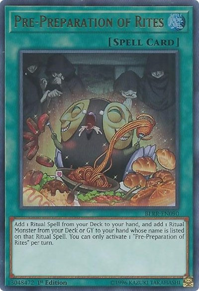 Pre-Preparation of Rites [BLRR-EN090] Ultra Rare | Exor Games Summserside
