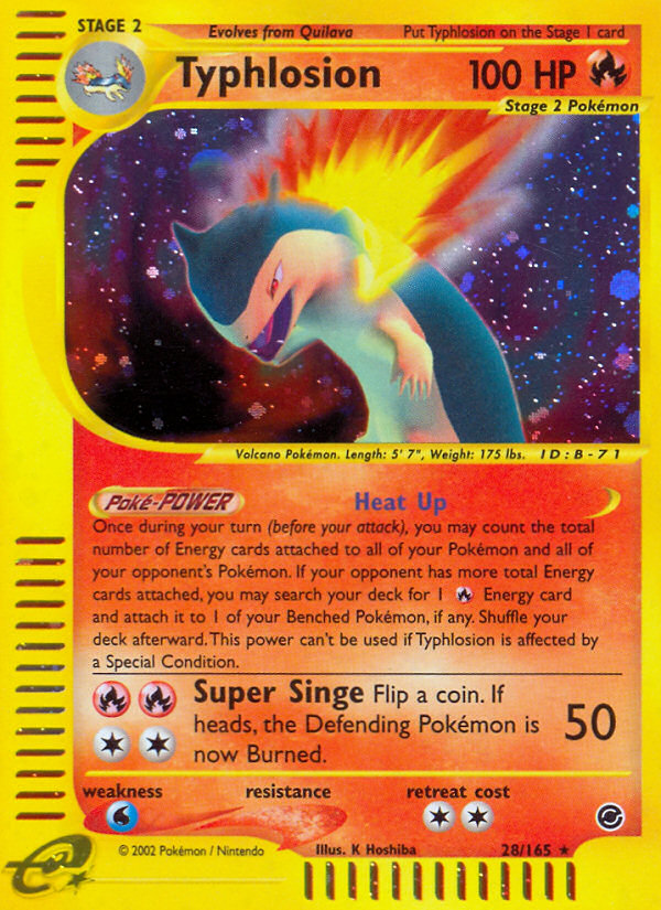 Typhlosion (28/165) [Expedition: Base Set] | Exor Games Summserside