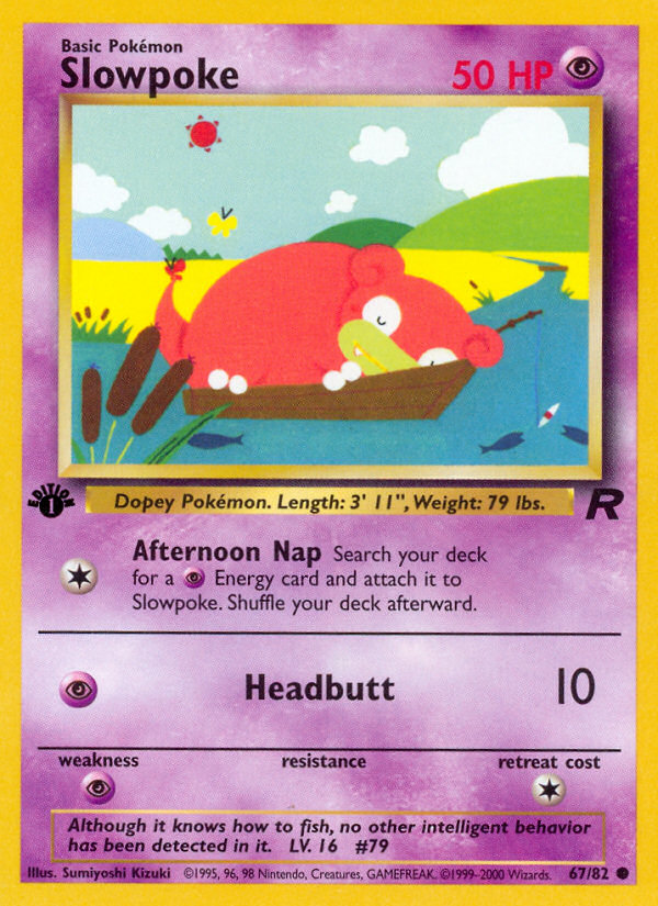 Slowpoke (67/82) [Team Rocket 1st Edition] | Exor Games Summserside