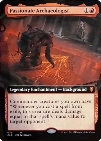 Passionate Archaeologist (Extended Art) [Commander Legends: Battle for Baldur's Gate] | Exor Games Summserside