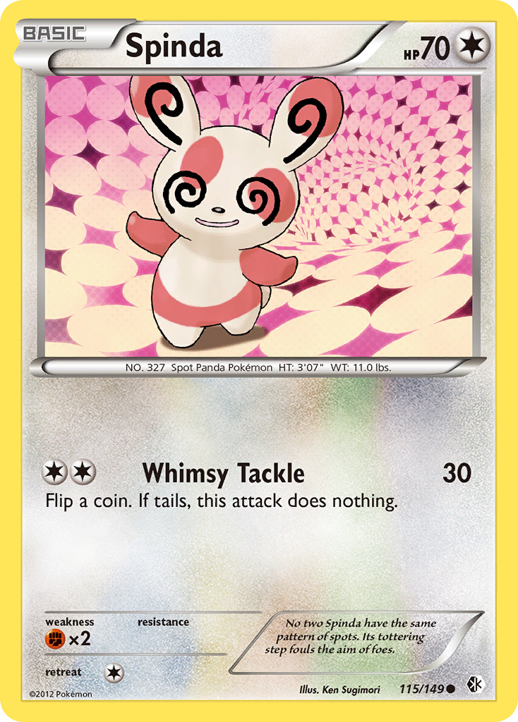 Spinda (115/149) [Black & White: Boundaries Crossed] | Exor Games Summserside