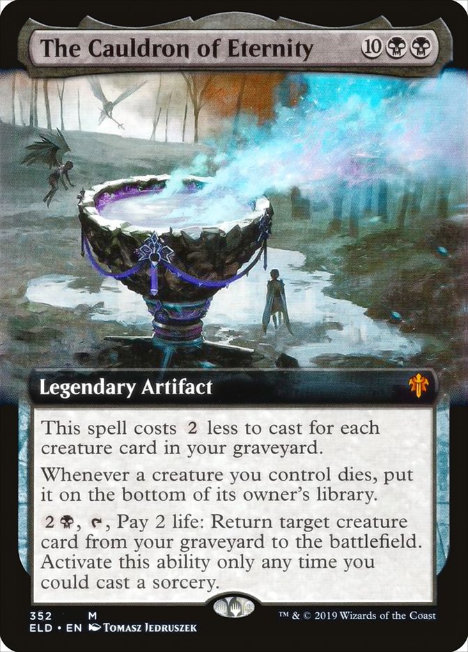 The Cauldron of Eternity (Extended Art) [Throne of Eldraine] | Exor Games Summserside