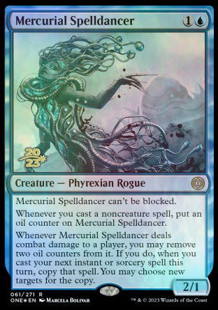 Mercurial Spelldancer [Phyrexia: All Will Be One Prerelease Promos] | Exor Games Summserside