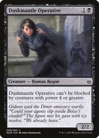 Duskmantle Operative [War of the Spark] | Exor Games Summserside