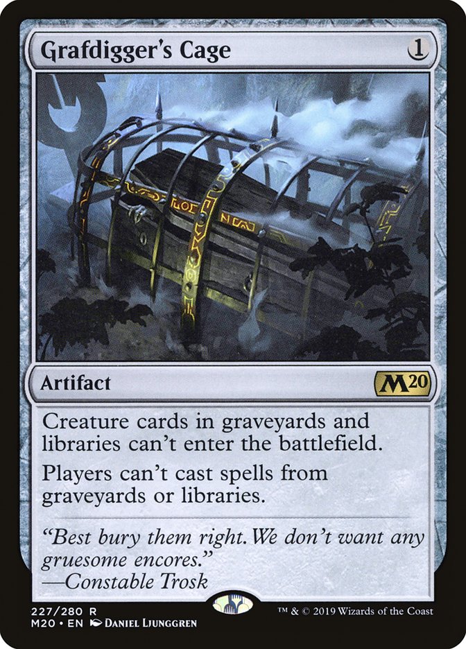 Grafdigger's Cage [Core Set 2020] | Exor Games Summserside