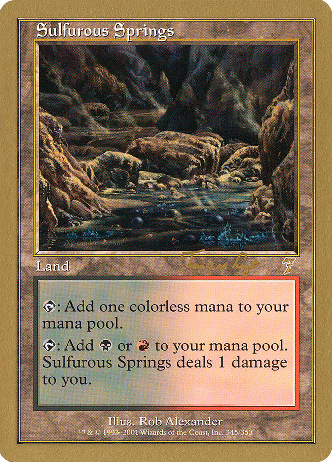 Sulfurous Springs (Tom van de Logt) [World Championship Decks 2001] | Exor Games Summserside