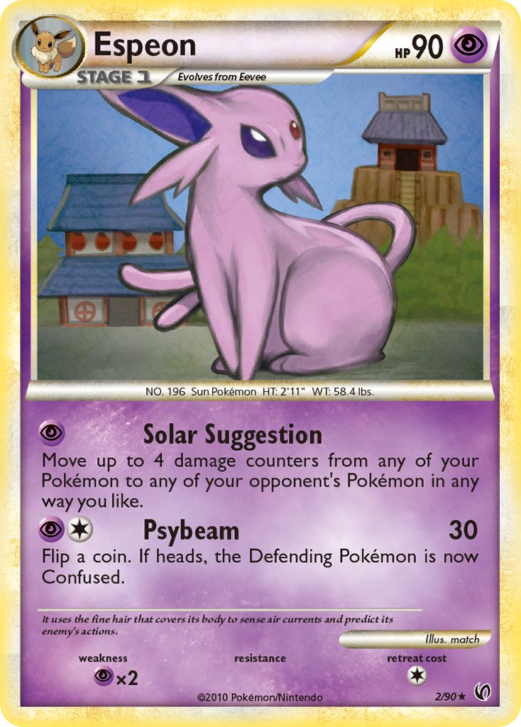 Espeon (2/90) (Theme Deck Exclusive) [HeartGold & SoulSilver: Undaunted] | Exor Games Summserside