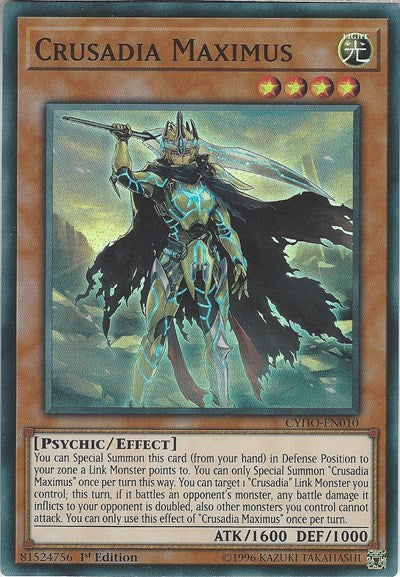 Crusadia Maximus [CYHO-EN010] Super Rare | Exor Games Summserside