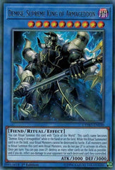 Demise, Supreme King of Armageddon [CYHO-EN030] Rare | Exor Games Summserside