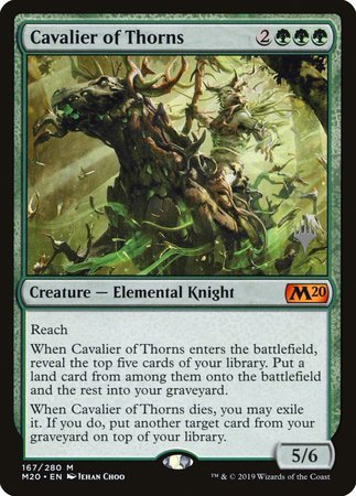 Cavalier of Thorns [Core Set 2020 Promos] | Exor Games Summserside