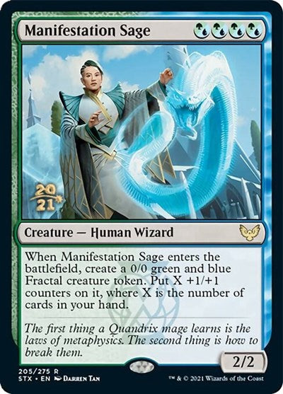 Manifestation Sage [Strixhaven: School of Mages Prerelease Promos] | Exor Games Summserside