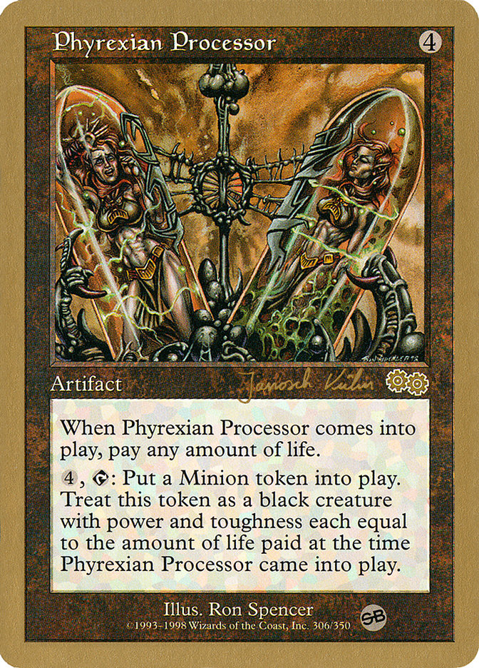 Phyrexian Processor (Janosch Kuhn) (SB) [World Championship Decks 2000] | Exor Games Summserside