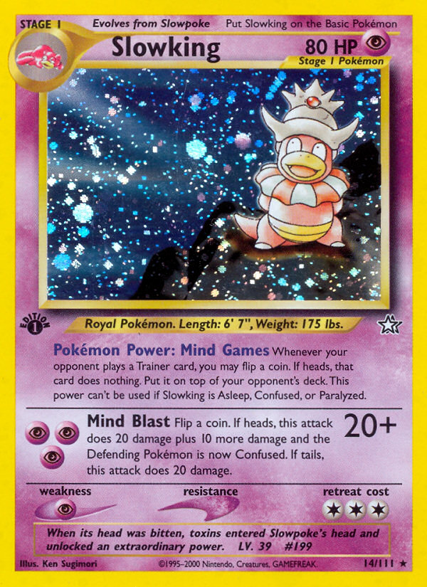 Slowking (14/111) [Neo Genesis 1st Edition] | Exor Games Summserside