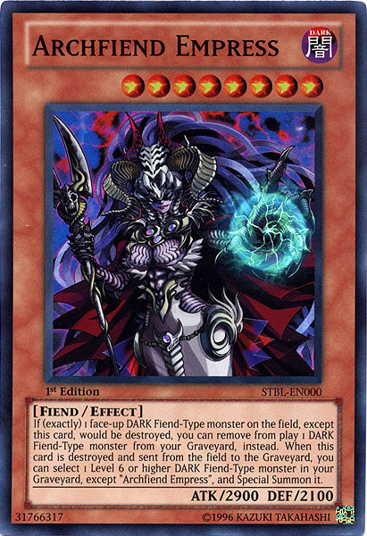 Archfiend Empress [STBL-EN000] Super Rare | Exor Games Summserside