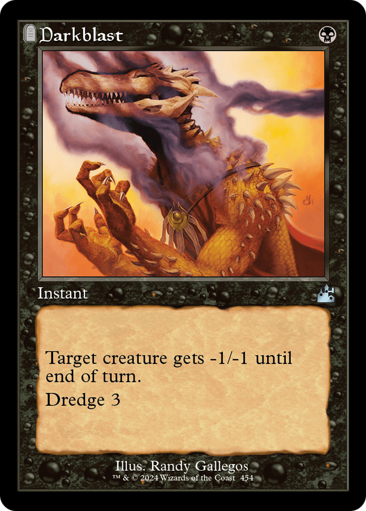 Darkblast (Retro Frame) [Ravnica Remastered] | Exor Games Summserside
