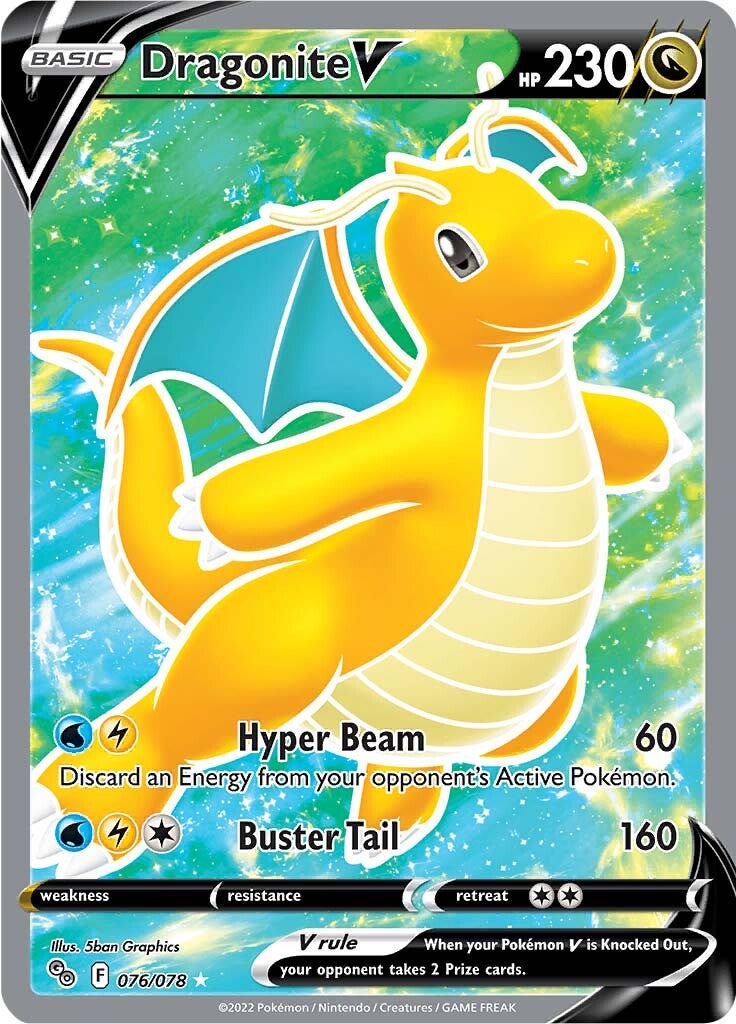 Dragonite V (076/078) [Pokémon GO] | Exor Games Summserside