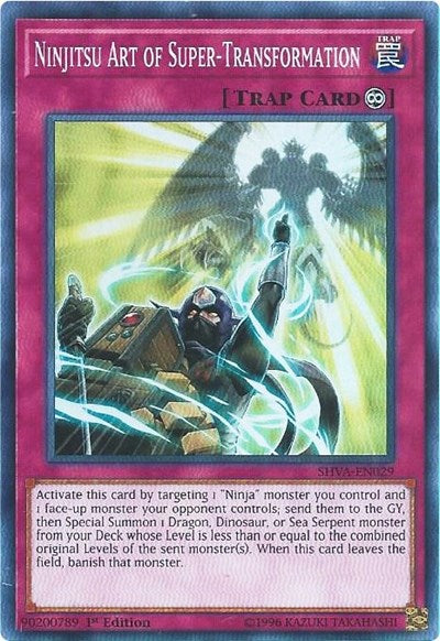 Ninjitsu Art of Super-Transformation [SHVA-EN029] Super Rare | Exor Games Summserside